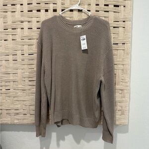Hollister Beige Oversized Sweater